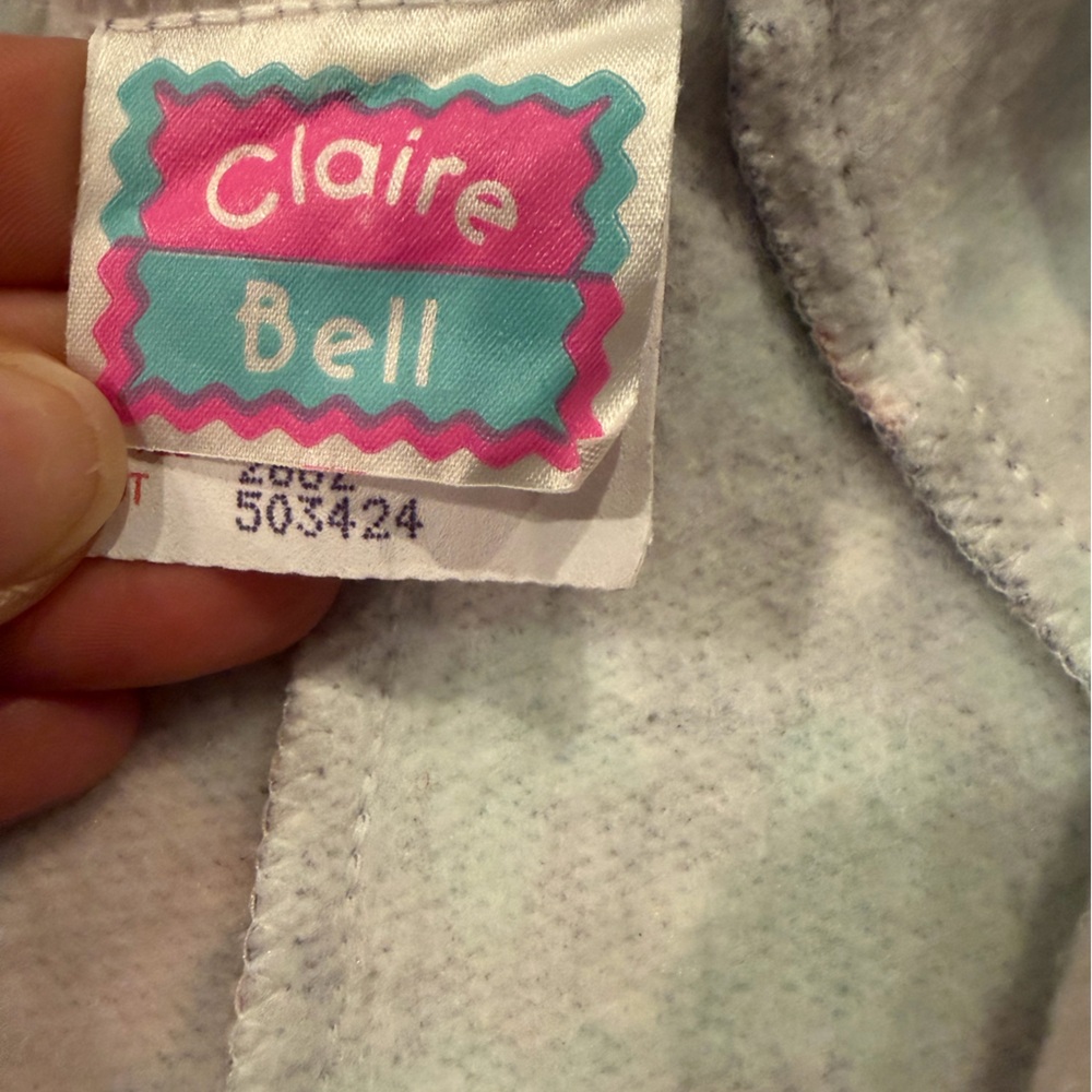 🇨🇦 Vintage Claire Bell Baby Hooded Pram Jacket Made in Canada Retro Fruit Floral - Picture 3 of 6